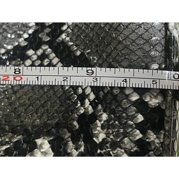 Cato Faux Leather Snakeskin Embossed Shoulder Bag in Black, White and Gray - Picture 9 of 9